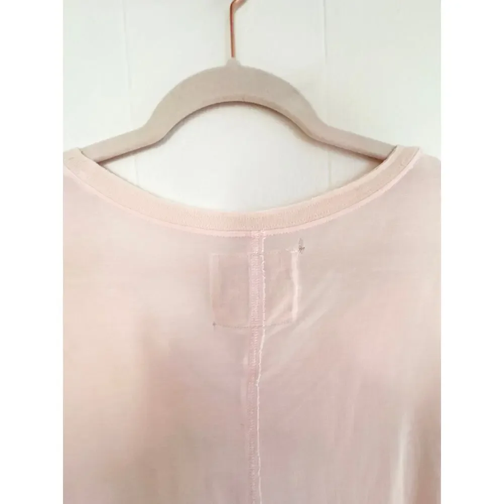 Vintage Y2K Abercrombie Gold Label Pink Side Split Sleep Shirt Dress XS